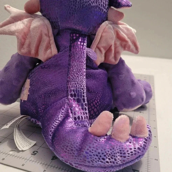 Scentsy Buddy Snap The Dragon Purple & Pink Stuffed Animal Plush Rerd. Scent Pak - Picture 11 of 16